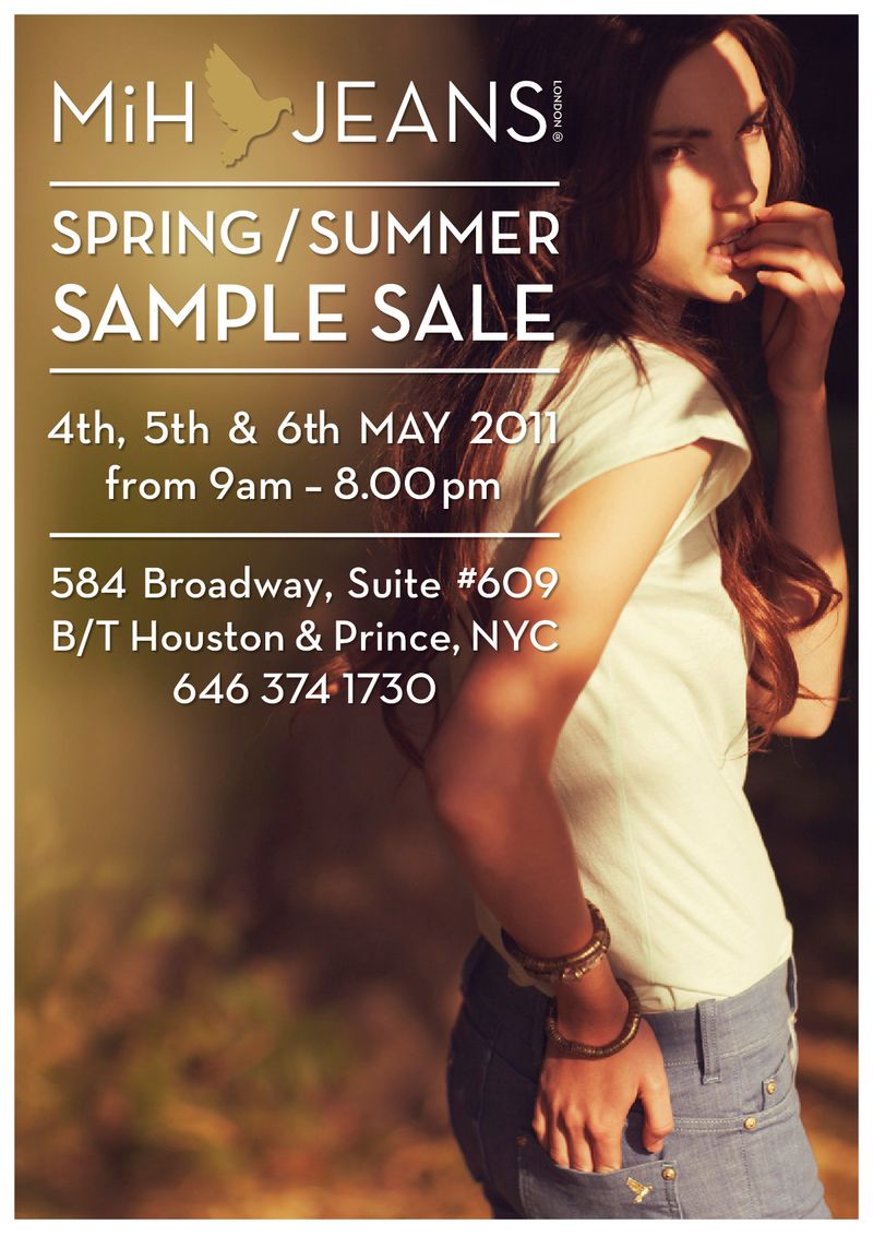 Sample Sale Invite