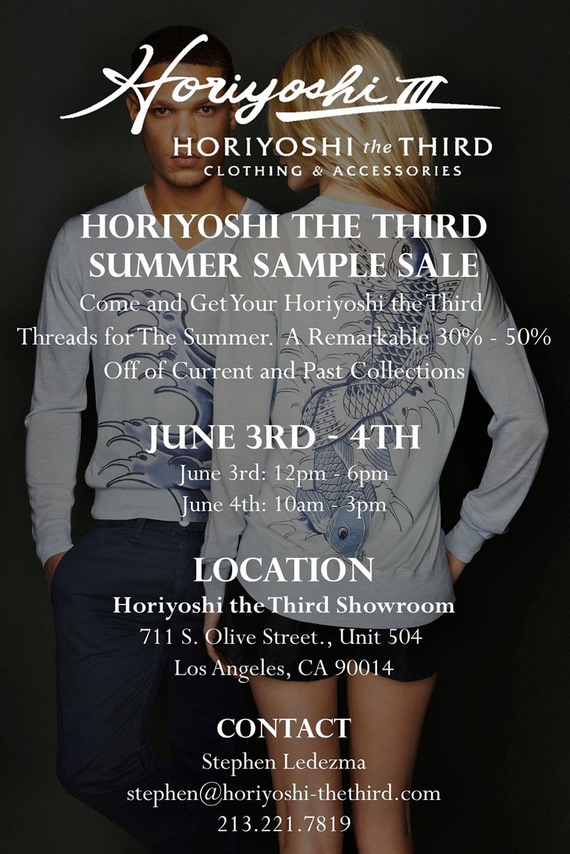 Summer SAMPLE SALE