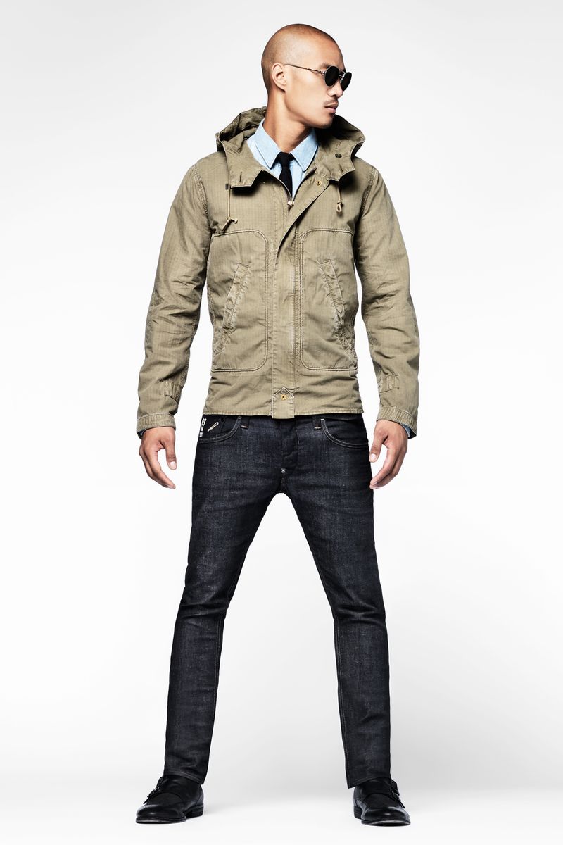 G-STAR PRE FALL 12 1 CM hdd overshirt l.s - Defend super slim