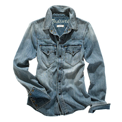 Western jean shirt