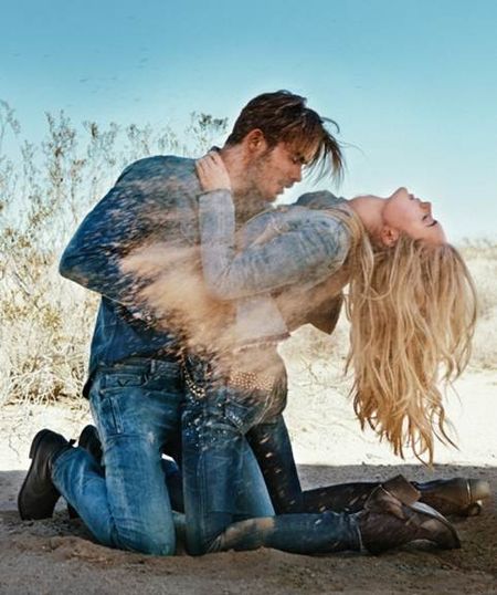 Fall 2013 ad campaign motorcycle denim jean vest best jeans for women