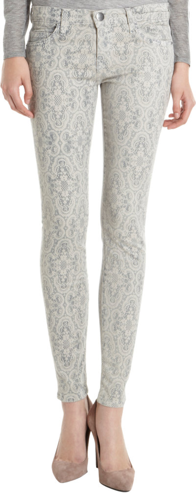 Current Elliott Antique Lace Ankle Skinny