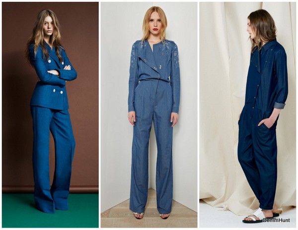 denim jumper, jumpsuits, boilersuits, resort 2014