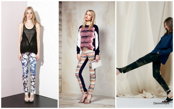 Resort 2014, skinny jeans, prints