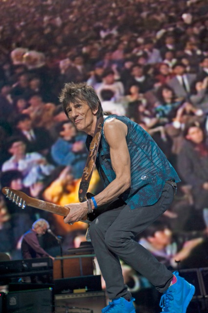 Ronnie Wood Rolling Stones 50 and Counting Tour Meltin' Pot Jeans