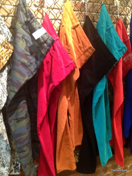 David Kahn, colored cords, corduroy, fall 2013