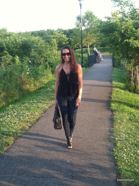 de Chemin jeans, best skinny jeans, stripes, women, 