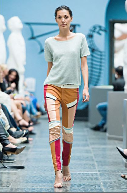 Mardou & Dean, Oslo Fashion Week, denim on the runway, 