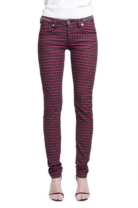 Mardou&Dean, small plaid, best skinny jeans for women
