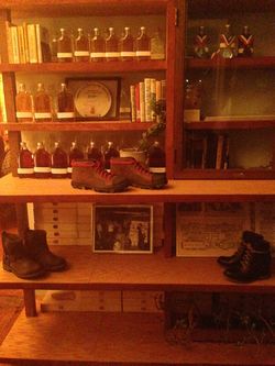 cat footwear, kings county distillery, whisky, caterpiller