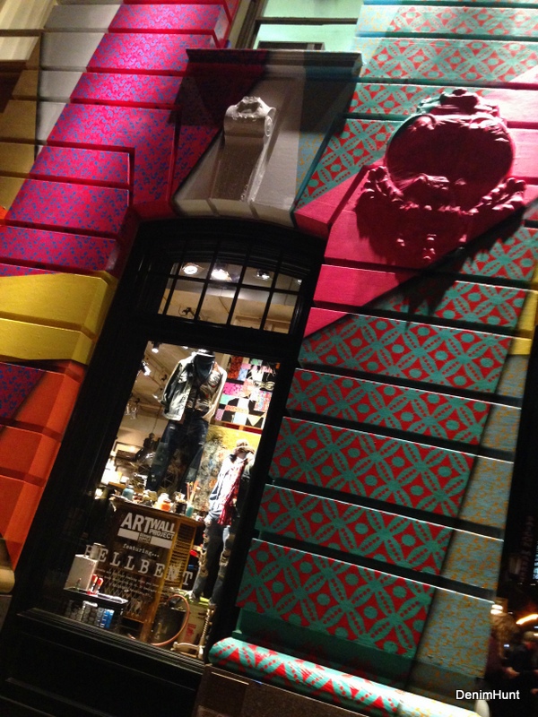 Ralph Lauren Denim & Supply Hellbent Art Denim Fall 2013 Greenwich Village Art Wall Ralph Lauren Denim & Supply Hellbent Art Denim Fall 2013 Greenwich Village Art Wall