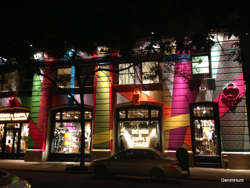 Ralph Lauren Denim & Supply Hellbent Art Denim Fall 2013 Greenwich Village Art Wall Ralph Lauren Denim & Supply Hellbent Art Denim Fall 2013 Greenwich Village Art Wall