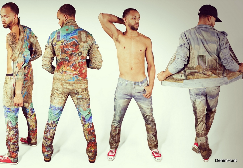 MEFIVER srgb denim architectural art design best printed denim