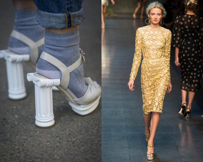 dolce & gabbana fashion week shoes
