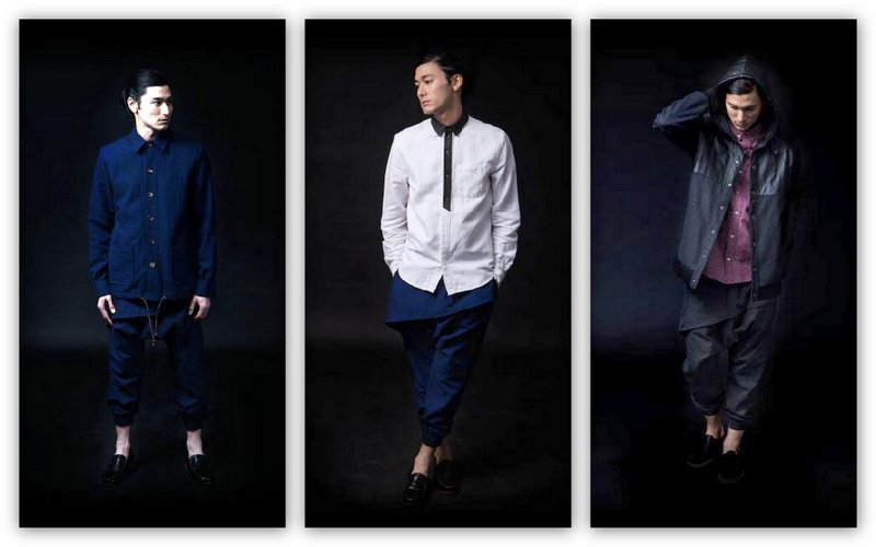 Matiere Paris, mens indigo dyed skirt pants kanye west