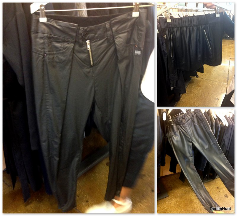 G-Star RAW, gstar, fall 2014, leather jogging pants, mens jeans, womens jeans