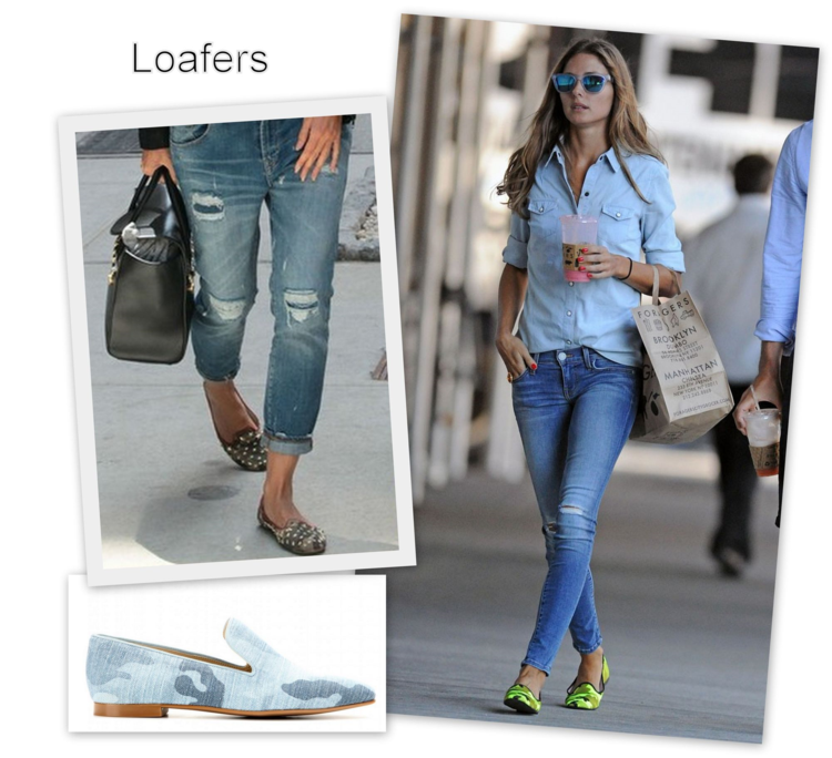 camouflage loafers, olivia polermo, spring 2014, stella mccartney