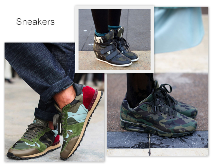 camouflage sneakers, spring 2014, valentino, ash, nike