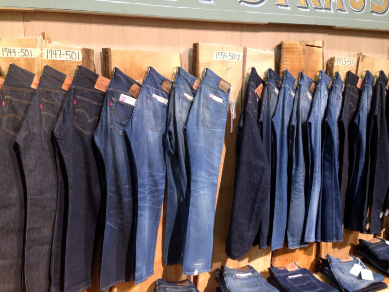 Levi's, MAGIC tradeshow, jeans, history, 501s