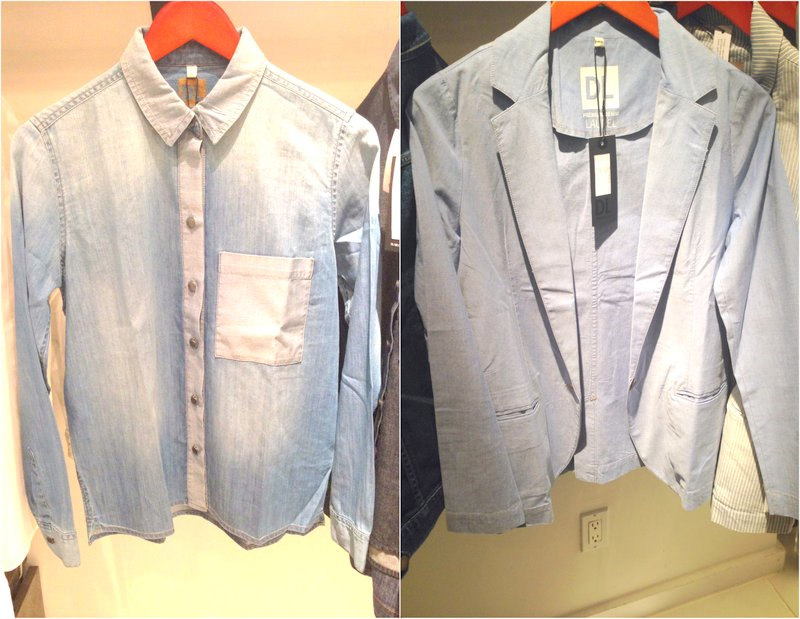 dl1961, jeans, denim, women's jeans, spring 2015, chambray shirts, chambray blazers