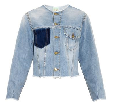 Aries distressed denim jacket 396 matches fashion