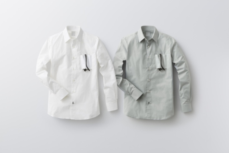 Fuse collection, NENDO, akihiro yoshida, plain white shirt, button-downs, japanese design