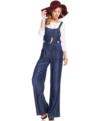 Jessica simpson jumpsuit, nyfw, fall 2015, denim trends, overalls