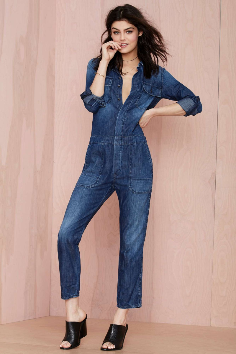 Nasty Gal, citizens of humanity, jumpsuit, denim trends, fall 2015, nyfw