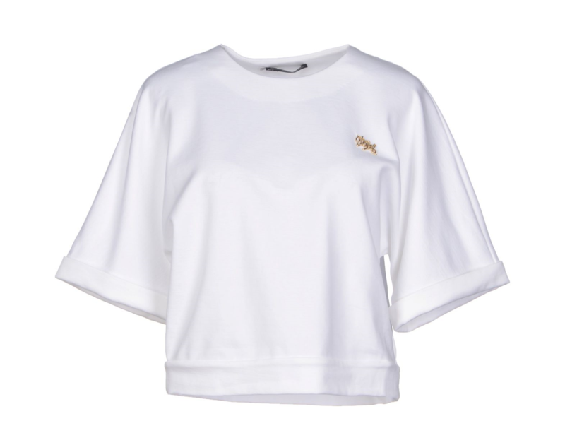 Dsquared2, crop top, cotton tee