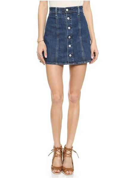 Alexa Chung, AG Jeans, denim skirt, festival fashion, spring Alexa Chung, AG Jeans, denim skirt, festival fashion, spring