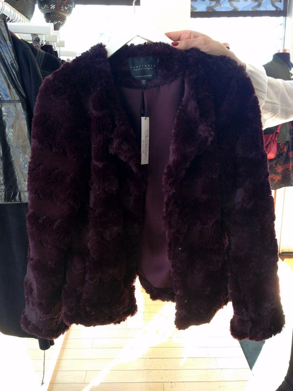 Sanctuary Clothing faux fur jacket