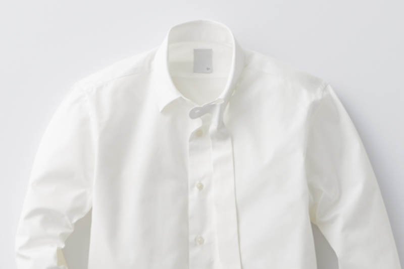 Fuse collection, NENDO, akihiro yoshida, plain white shirt, button-downs, japanese design