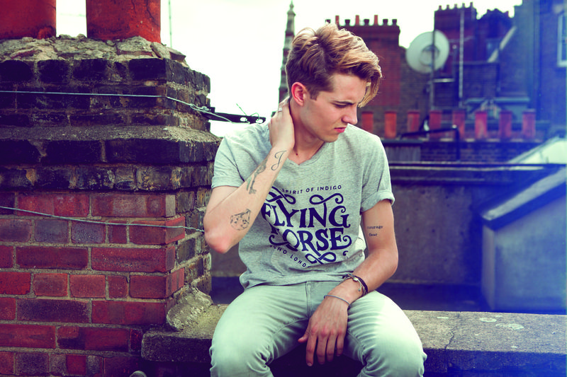 Flying Horse, denim shirts, mens, 2015,