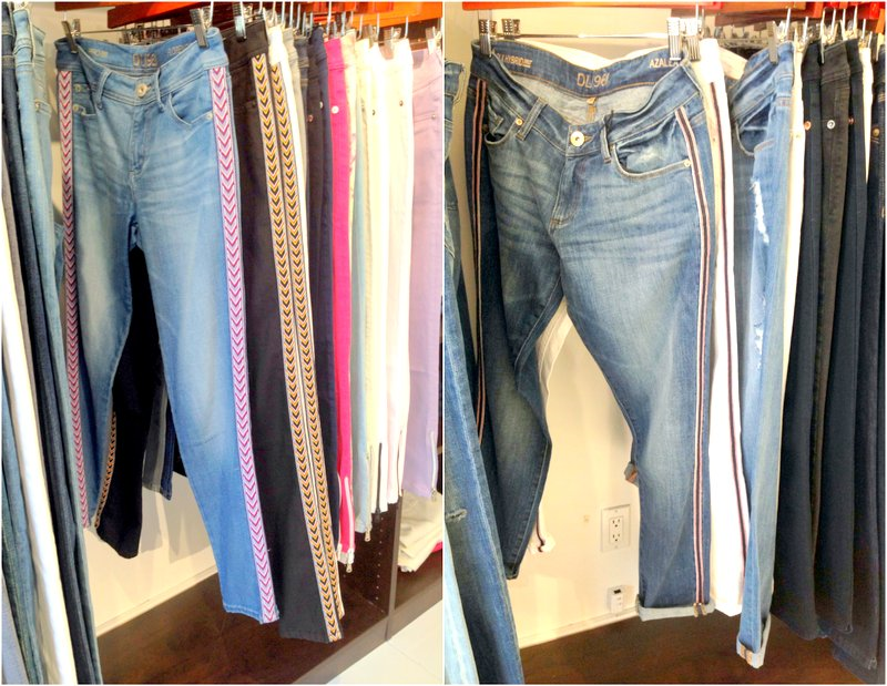 dl1961, jeans, denim, women's jeans, spring 2015, frayed hem, selvedge, embroidered seams