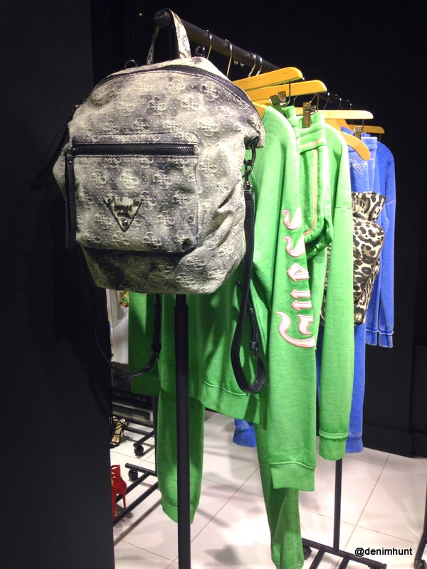 GUESS, jeans, spring 2015, backpack