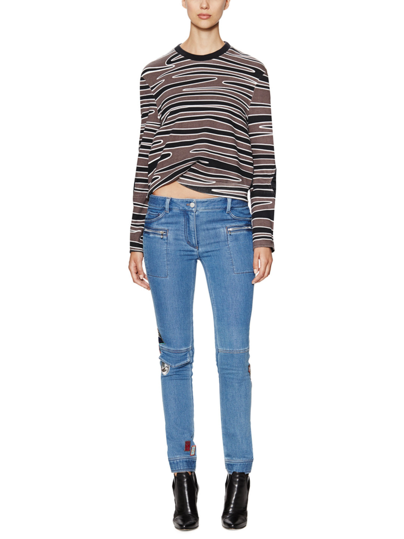 3.1 Phillip Lim, jeans, cargo pockets, patches