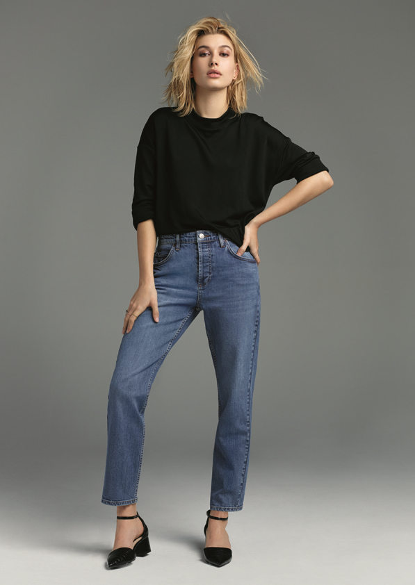 hailey baldwin, topshop jeans, jeans, ss15, spring jeans