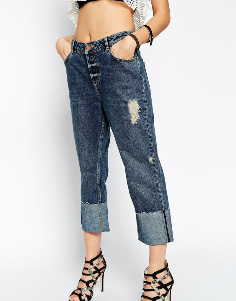 Asos true boyfriend jeans in vintage wash